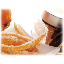 Vincente Delicacies - Candied Orange Peel Covered with 70% Extra-Dark Chocolate - Arabesque - Candied Fruit - Avvenice^ Fruits | Sweets
