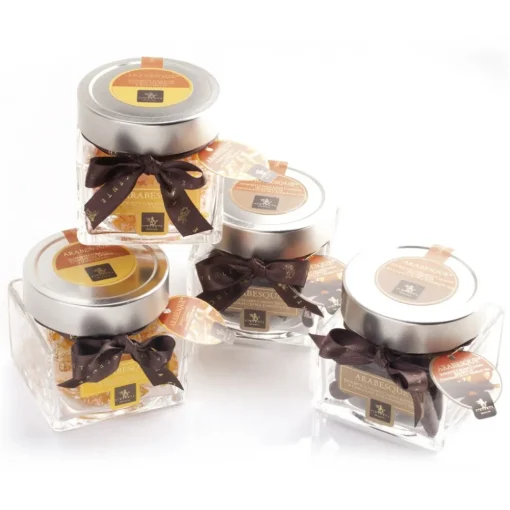 Vincente Delicacies - Candied Orange Peel Covered with 70% Extra-Dark Chocolate - Arabesque - Candied Fruit - Avvenice^ Fruits | Sweets