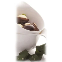 Vincente Delicacies - Classic Almond Cookies Covered With 70% Extra-Dark Chocolate - Ninfea Box - Avvenice^ Sweets