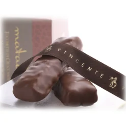 Vincente Delicacies - Crunchy Nougat Pieces with Sicilian Almonds and Covered with Extra-Dark Chocolate - Matador Crystal Box - Avvenice^ Sweets
