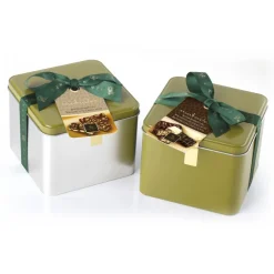 Vincente Delicacies - Crunchy Nougat Pieces Assortment - Matador Metallic Box - Avvenice^ Sweets