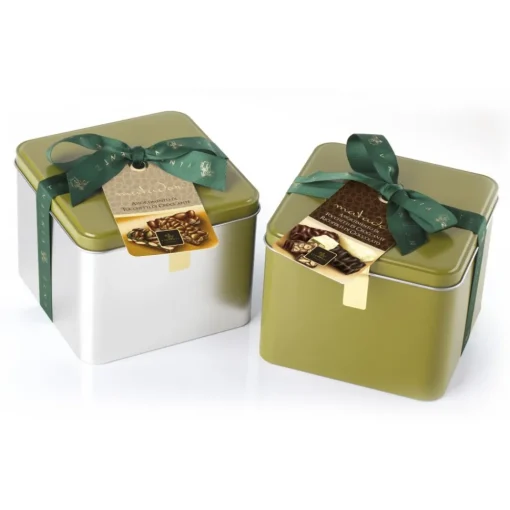 Vincente Delicacies - Crunchy Nougat Pieces Assortment - Matador Metallic Box - Avvenice^ Sweets