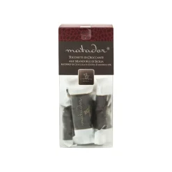 Vincente Delicacies - Crunchy Nougat Pieces with Sicilian Almonds and Covered with Extra-Dark Chocolate - Matador Crystal Box - Avvenice^ Sweets