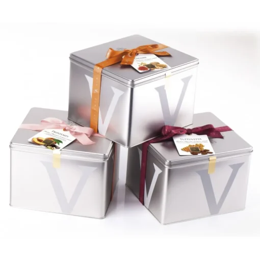 Vincente Delicacies - Glazed Panettone with Sultanas - Tuttuvetta - Artisan in Metallic Box - Avvenice^ Sweets