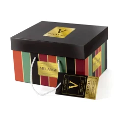 Vincente Delicacies - Panettone Covered with Dark Chocolate with Jar of Chocolate Cream - Mélange - Avvenice