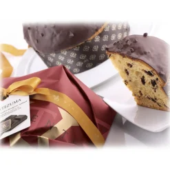 Vincente Delicacies - Panettone Covered with Milk Chocolate and Hazelnuts - Nucilla - Hand Wrapped Artisan - Avvenice^ Sweets