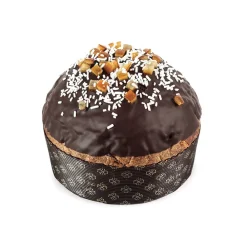 Vincente Delicacies - Panettone Covered with Dark Chocolate with Jar of Blood Orange Marmalade - Mélange - Avvenice^ Sweets