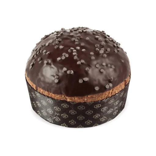 Vincente Delicacies - Panettone Coated with 70% Extra Dark Chocolate - Montezuma - Hand Wrapped Artisan - Avvenice^ Sweets