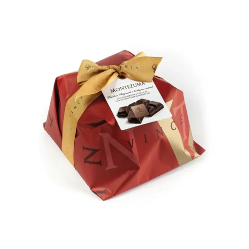 Vincente Delicacies - Panettone Coated with 70% Extra Dark Chocolate - Montezuma - Hand Wrapped Artisan - Avvenice^ Sweets