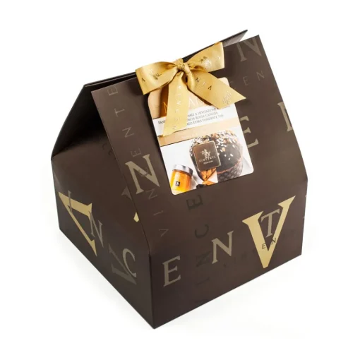 Vincente Delicacies - Panettone Covered with Dark Chocolate with Jar of Blood Orange Marmalade - Mélange - Avvenice^ Sweets