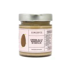 Vincente Delicacies - Sicilian Avola Almond Cream - Artisan Spreadable Creams - 180 g - Avvenice^ Sweets