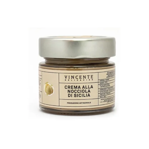 Vincente Delicacies - Sicilian Hazelnut Cream - Artisan Spreadable Creams - 90 g - Avvenice^ Sweets