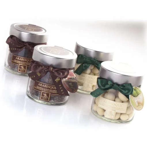 Vincente Delicacies - Sicilian Pistachios Covered with Fine White Chocolate - Arabesque - Natural Dried Fruits - Avvenice^ Fruits | Sweets