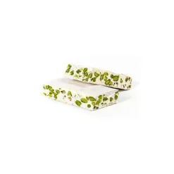 Vincente Delicacies - Soft Nougat Bar with Sicilian Pistachios - Opal Ribbon Flow-Pack - Avvenice