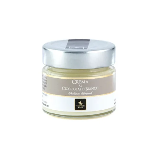 Vincente Delicacies - Sweet Cream Spread with White Chocolate - Artisan Spreadable Creams - 90 g - Avvenice