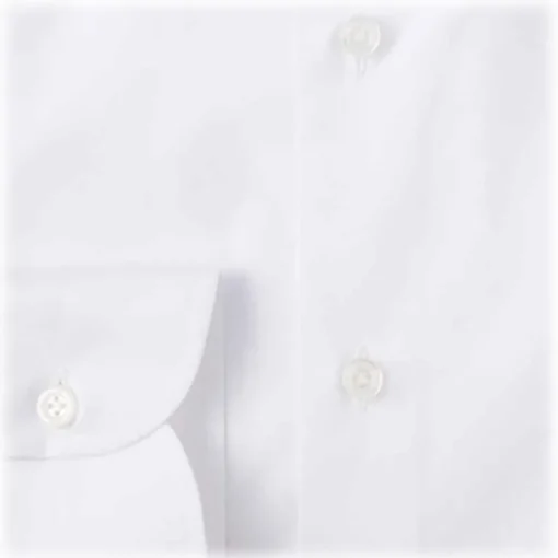 Viola Milano - 3 Classic Solid Package Button-Down Collar Shirt - White - Handmade in Italy - Luxury Exclusive Collection - Avvenice