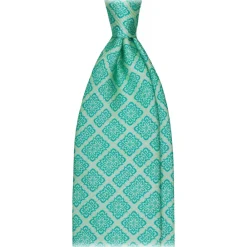 Viola Milano - Archive Floral Selftipped Silk Tie - Lime Mix - Handmade in Italy - Luxury Exclusive Collection - Avvenice^ Ties & Bow Ties