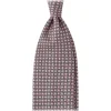 Viola Milano - Artisan Chain Selftipped Silk Tie - Pink Mix - Handmade in Italy - Luxury Exclusive Collection - Avvenice