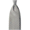 Viola Milano - Artisan Pattern Selftipped Silk Tie - Grey - Handmade in Italy - Luxury Exclusive Collection - Avvenice^ Ties & Bow Ties