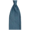 Viola Milano - Artisan Square Selftipped Italian Silk Tie - Midnight Mix - Handmade in Italy - Luxury Exclusive Collection - Avvenice