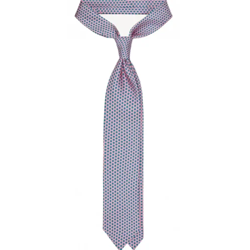 Viola Milano - Artisan Square Selftipped Italian Silk Tie - Cobalt Grey - Handmade in Italy - Luxury Exclusive Collection - Avvenice^ Ties & Bow Ties