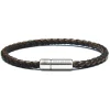 Viola Milano - Braided Genuine Italian Leather Bracelet - Brown/Black - Handmade in Italy - Luxury Exclusive Collection - Avvenice^ Bracelets