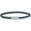 Viola Milano - Braided Italian Leather Bracelet - Sea Blue - Handmade in Italy - Luxury Exclusive Collection - Avvenice^ Bracelets