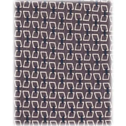 Viola Milano - Chain Lock Selftipped Italian Silk Tie - Grey Mix - Handmade in Italy - Luxury Exclusive Collection - Avvenice^ Ties & Bow Ties