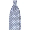 Viola Milano - Chain Pattern Selftipped Italian Silk Tie - Ivory - Handmade in Italy - Luxury Exclusive Collection - Avvenice^ Ties & Bow Ties
