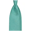 Viola Milano - Circle Pattern Selftipped Silk Tie - Lime - Handmade in Italy - Luxury Exclusive Collection - Avvenice^ Ties & Bow Ties