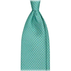 Viola Milano - Circle Pattern Selftipped Silk Tie - Lime - Handmade in Italy - Luxury Exclusive Collection - Avvenice^ Ties & Bow Ties