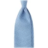 Viola Milano - Classic Circle Selftipped Italian Silk Tie - White - Handmade in Italy - Luxury Exclusive Collection - Avvenice