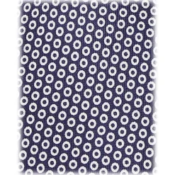 Viola Milano - Classic Circle Selftipped Italian Silk Tie - Navy/White - Handmade in Italy - Luxury Exclusive Collection - Avvenice^ Ties & Bow Ties