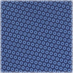 Viola Milano - Classic Circle Selftipped Italian Silk Tie - Navy Mix - Made in Italy - Luxury Exclusive Collection - Avvenice