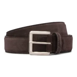 Viola Milano - Classic Italian Suede Belt - Tobacco - Handmade in Italy - Luxury Exclusive Collection - Avvenice^ Belts