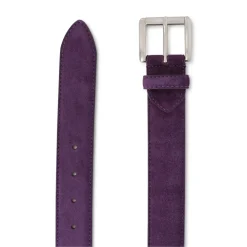 Viola Milano - Classic Italian Suede Belt - Purple - Handmade in Italy - Luxury Exclusive Collection - Avvenice^ Belts