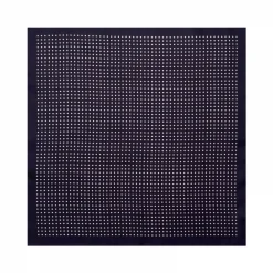 Viola Milano - Classic Polka Dot Silk Pocket Square - Navy - Handmade in Italy - Luxury Exclusive Collection - Avvenice^ Ties & Bow Ties