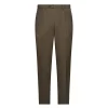 Viola Milano - Classic 4-seasonal Cotton Trousers - Army Green - Handmade in Italy - Luxury Exclusive Collection - Avvenice^ Trousers