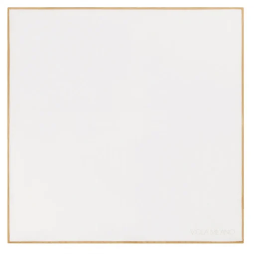 Viola Milano - Classic Shoestring 100% Cotton Pocket Square - Sand - Handmade in Italy - Luxury Exclusive Collection - Avvenice^ Ties & Bow Ties