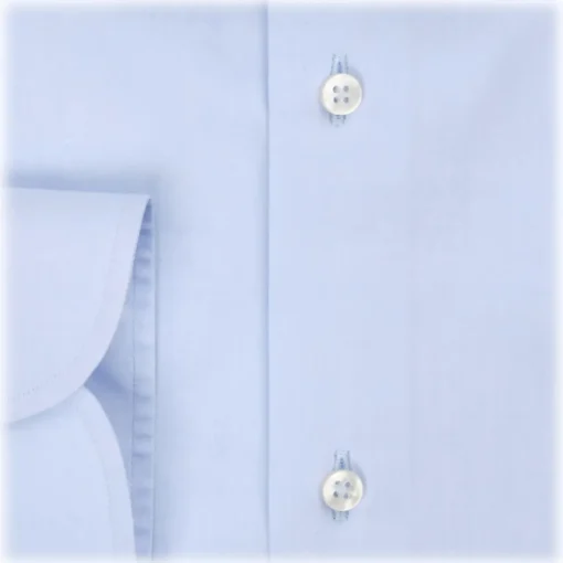 Viola Milano - Classic Solid Cut-Away Collar Dress Shirt - Classic Blue - Handmade in Italy - Luxury Exclusive Collection - Avvenice^ Shirts