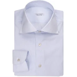Viola Milano - Classic Stripe Cutaway-Collar Shirt - Navy - Handmade in Italy - Luxury Exclusive Collection - Avvenice^ Shirts
