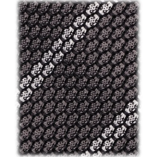 Viola Milano - Classic Stripe 3-Fold Grenadine Tie - Grey/White - Handmade in Italy - Luxury Exclusive Collection - Avvenice^ Ties & Bow Ties