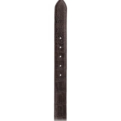 Viola Milano - Como Alligator Leather Belt - Brown - Handmade in Italy - Luxury Exclusive Collection - Avvenice^ Belts