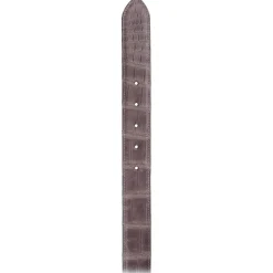 Viola Milano - Como Alligator Leather Belt - Grey - Handmade in Italy - Luxury Exclusive Collection - Avvenice
