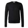 Viola Milano - Crew-Neck Merino Jumper - Dark Grey - Handmade in Italy - Luxury Exclusive Collection - Avvenice^ Knitwears