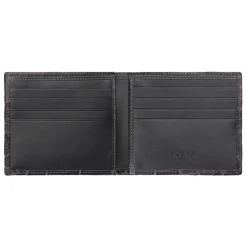 Viola Milano - Crocodile Slim Wallet - Grey - Handmade in Italy - Luxury Exclusive Collection - Avvenice^ Wallets