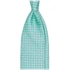 Viola Milano - Cube Pattern Selftipped Silk Tie - Lime - Handmade in Italy - Luxury Exclusive Collection - Avvenice