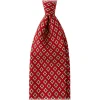Viola Milano - Diamond Pattern 3-Fold Selftipped Silk Tie - Red Mix - Handmade in Italy - Luxury Exclusive Collection - Avvenice^ Ties & Bow Ties