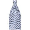Viola Milano - Domino Pattern Selftipped Silk Tie - White - Handmade in Italy - Luxury Exclusive Collection - Avvenice^ Ties & Bow Ties