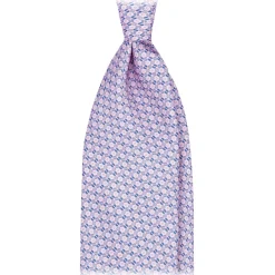 Viola Milano - Dynamic Floral Selftipped Silk Tie - Pink - Handmade in Italy - Luxury Exclusive Collection - Avvenice^ Ties & Bow Ties